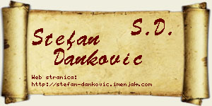 Stefan Danković vizit kartica
